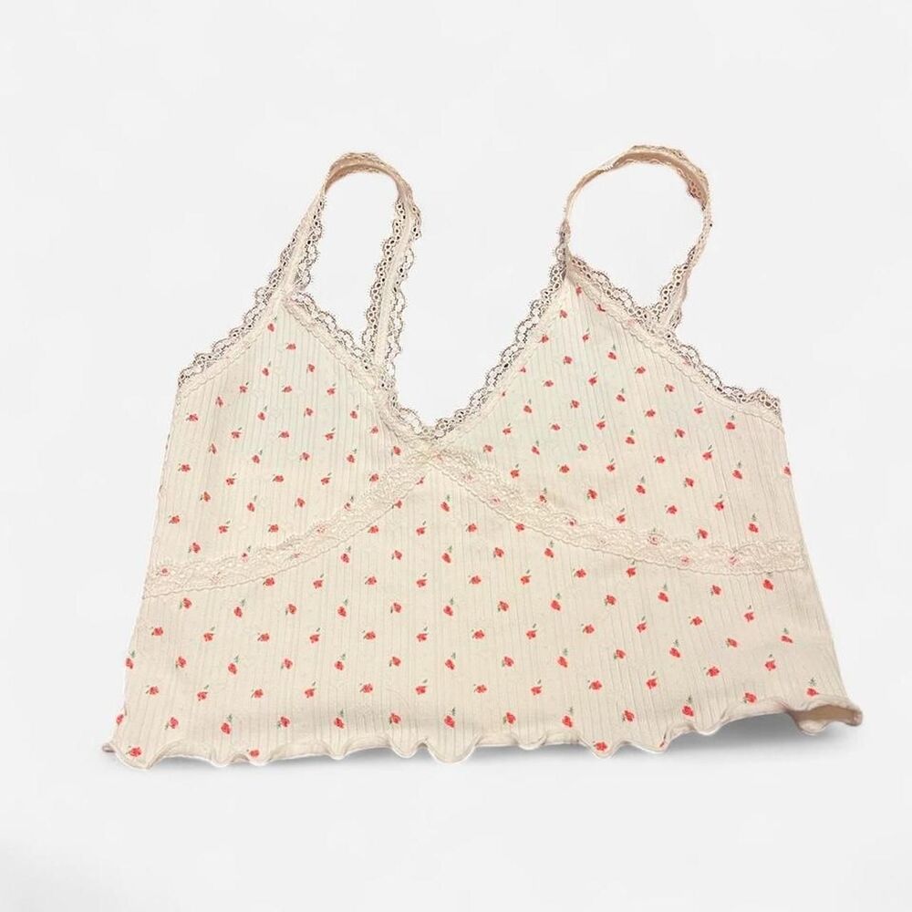 Primark Women's White and Cream Vest